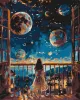 Malen nach Zahlen - Verträumte Nacht ©art_selena_ua