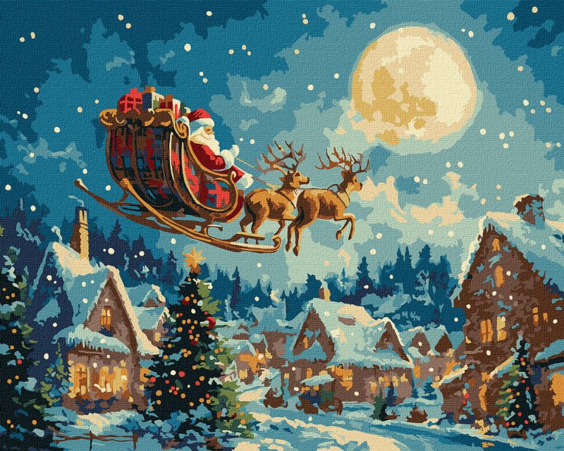 Malen nach Zahlen - Ein Weihnachtsmärchen ©art_selena_ua