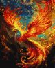 Painting by numbers - The firebird with extra metallic paints ©art_selena_ua