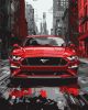 Malen nach Zahlen - Der rote Mustang ©art_selena_ua