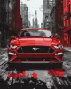 Malen nach Zahlen - Der rote Mustang ©art_selena_ua