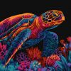 Malen nach Zahlen - Geheimnisvolle Schildkröte ©art_selena_ua