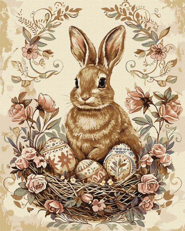Malen nach Zahlen - Osterhase 2 ©art_selena_ua