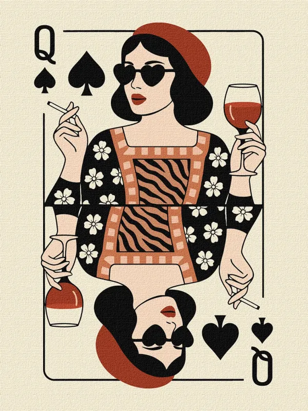 Painting by numbers - Queen's card ©art_selena_ua
