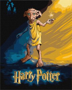 Malen nach Zahlen - Harry Potter: Dobby-Poster ©Warner Bros.