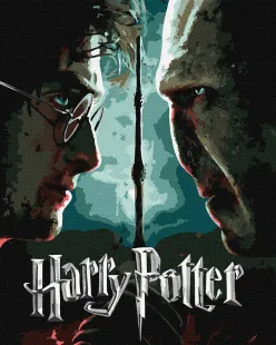 Malen nach Zahlen - Harry Potter: Harry und Voldemort mit extra Metallic-Farben ©Warner Bros.