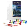 Malen nach Zahlen - Harry Potter: Hogwarts bei Nacht mit extra Metallic-Farben ©Warner Bros.