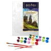 Malen nach Zahlen - Harry Potter: Hogwarts-Landschaft mit metallischen Farben ©Warner Bros.