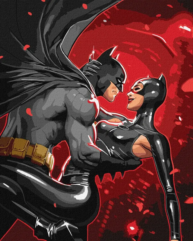 Painting by numbers - Batman: Night flame ©Warner Bros.