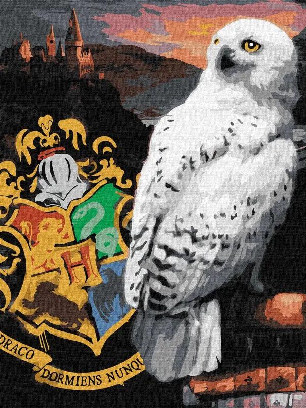 Malen nach Zahlen - Harry Potter: Hedwig und Hogwarts ©Warner Bros.