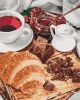 Painting by numbers - French breakfast 