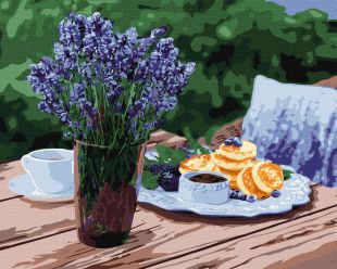 Malen nach Zahlen - Frühstück auf dem Lande ©Foto: Julia Shalaeva
