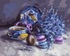 Malen nach Zahlen - Stilleben mit Lavendel ©Yulia Tomesko