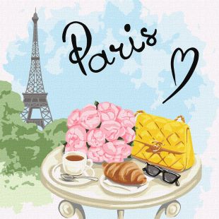 Malen nach Zahlen - Morgen in Paris