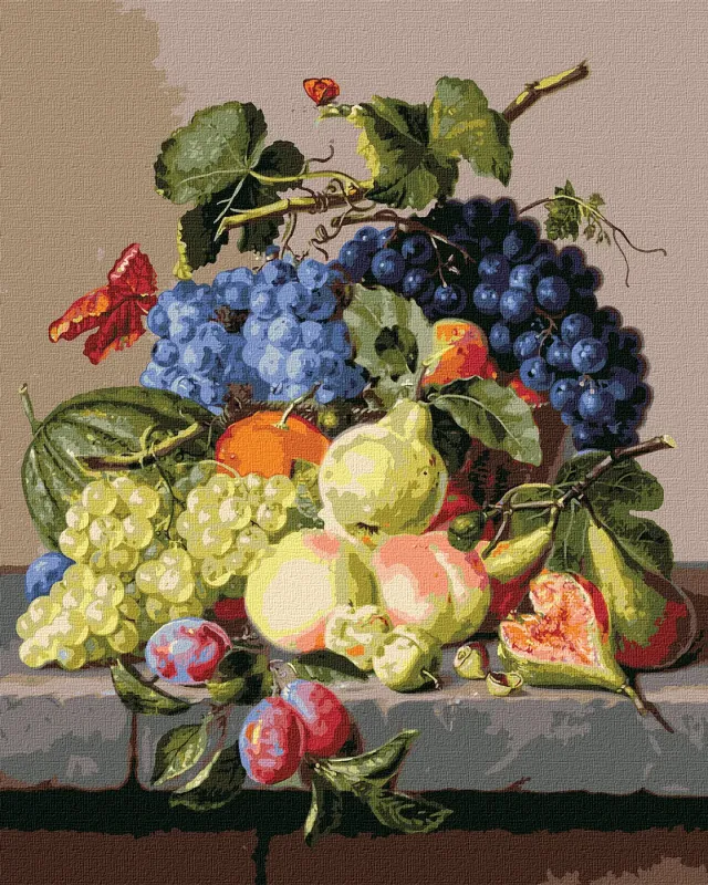 Painting by numbers - Velvet still life ©Amalie Kärcher