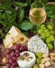 Malen nach Zahlen - Weißwein mit Käse