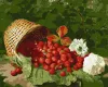 Malen nach Zahlen - Korb mit Erdbeeren ©Wilhelm Hammer