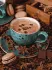 Painting by numbers - Still life with coffee
