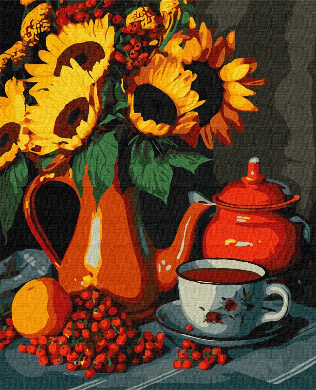 Painting by numbers - Summer tea party ©art_selena_ua
