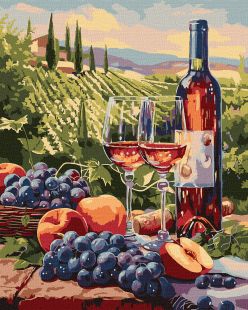 Malen nach Zahlen - Obstwein ©art_selena_ua