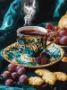 Malen nach Zahlen - Türkischer Kaffeen mit extra Metallic-Farben ©art_selena_ua