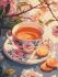 Painting by numbers - Flower tea ©art_selena_ua