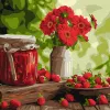 Malen nach Zahlen - Erdbeermarmelade ©art_selena_ua