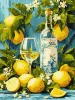 Malen nach Zahlen - Weißwein und Zitronen ©art_selena_ua