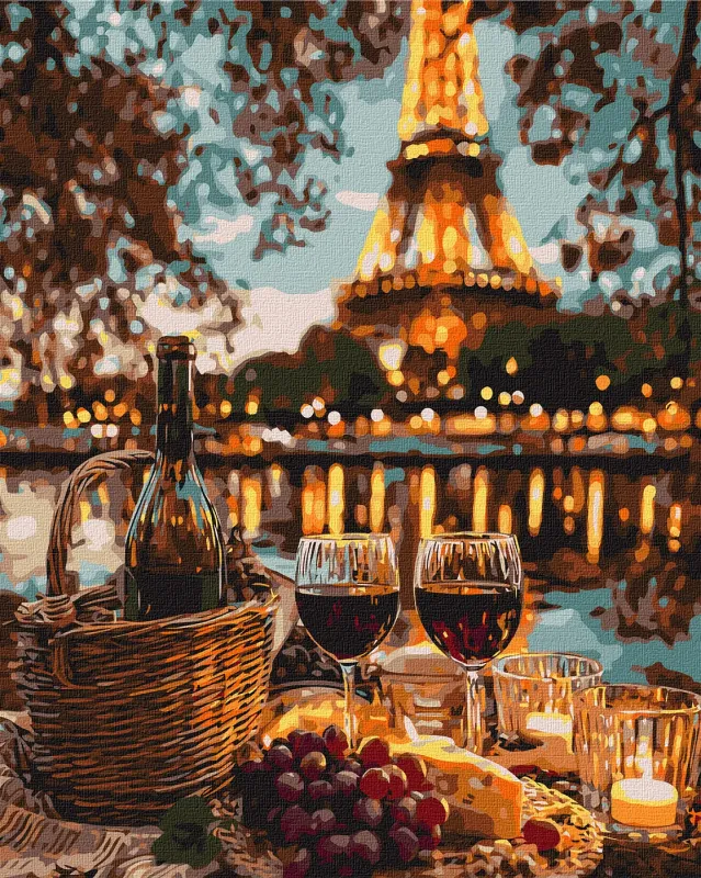 Painting by numbers - Picnic in Paris ©art_selena_ua