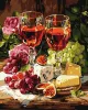 Malen nach Zahlen - Stillleben mit Feigen und Wein ©art_selena_ua