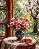 Malen nach Zahlen - Kirschblüten in einer Vase ©art_selena_ua