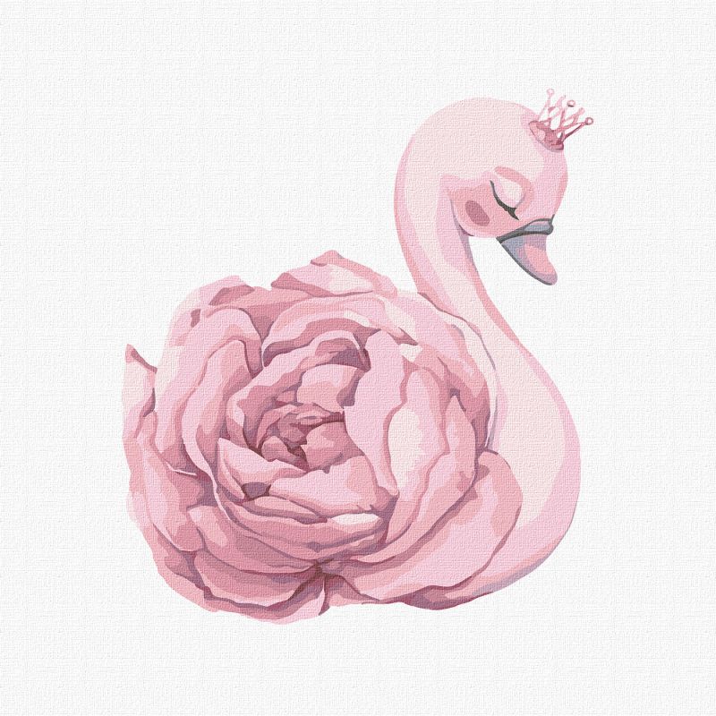 Painting by numbers - Swan Princess ©tanya_bonya
