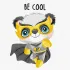 Painting by numbers - Cool Panda