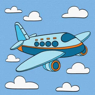 Malen nach Zahlen - Faszinierender Flug ©art_selena_ua