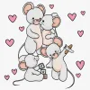 Malen nach Zahlen - Eine glückliche Familie ©tanya_bonya