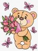 Malen nach Zahlen - Ein liebenswerter Teddybär