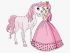 Painting by numbers - A princess and a pony