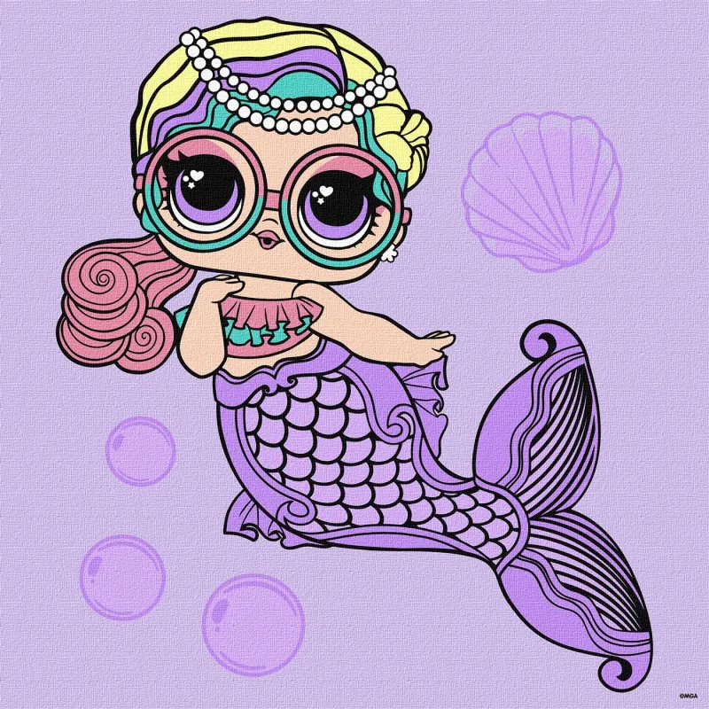 Painting by numbers - L.O.L. Surprise! Mermaids Miss Sea