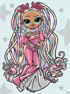 Malen nach Zahlen - L.O.L. Surprise! O.M.G. Fashion show Twist Queen