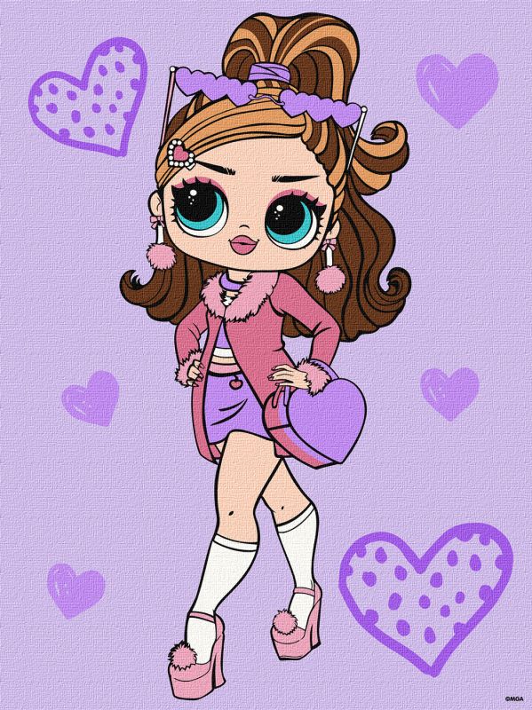 Painting by numbers - L.O.L. Surprise! Tweens Fancy Gurl