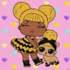 Malen nach Zahlen - L.O.L. Surprise! TroopSurprise Queen Bee With Queen Pup