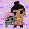Painting by numbers - L.O.L. Surprise! TroopSurprise Honey Bun With Bunny Hun