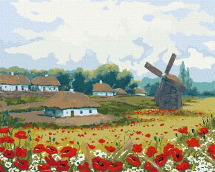 Malen nach Zahlen - Sommer auf dem Bauernhof ©Jaroslav Chyzhevsky