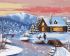 Painting by numbers - A snowy walk