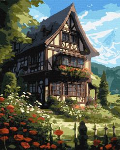 Malen nach Zahlen - Fabel in Gebirge ©art_selena_ua