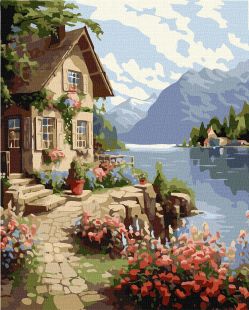Malen nach Zahlen - Häuschen des Gärtners ©art_selena_ua