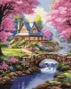 Malen nach Zahlen - Ein Haus in Blumen ©art_selena_ua