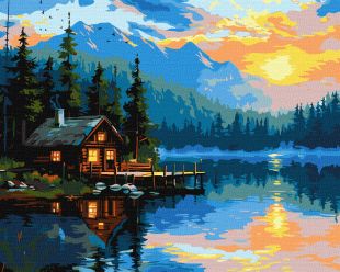 Malen nach Zahlen - Gemütlichkeit am See ©art_selena_ua