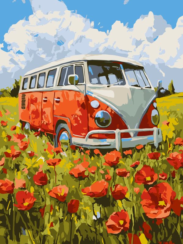 Malen nach Zahlen - Eine Reise ins Rote ©art_selena_ua