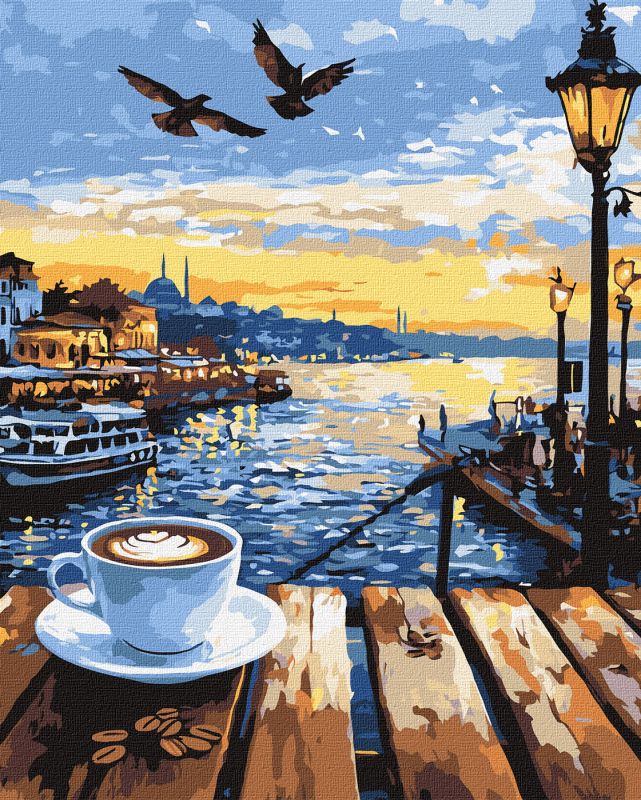 Painting by numbers - Istanbul morning ©art_selena_ua